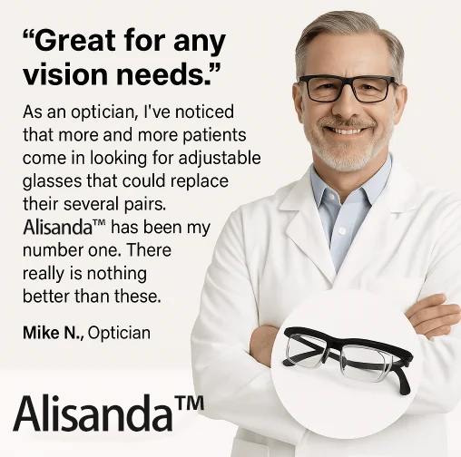ADJUSTABLE FOCUS GLASSES
