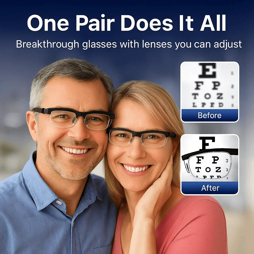 ADJUSTABLE FOCUS GLASSES