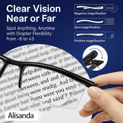 ADJUSTABLE FOCUS GLASSES