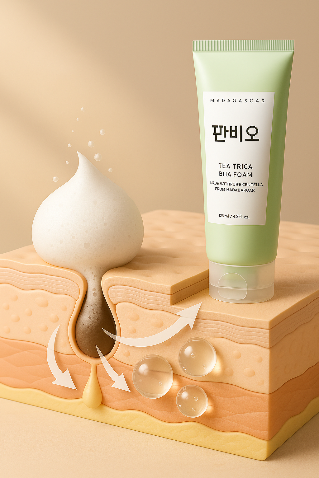 Final 4 Hours: 60%OFF-Tea-Trica BHA Foam Cleanser
