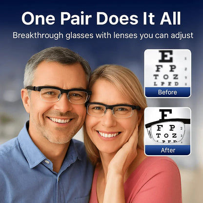 ADJUSTABLE FOCUS GLASSES