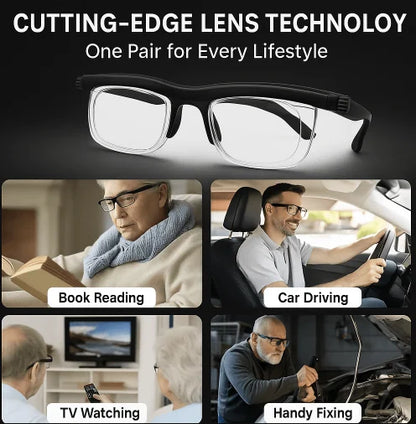 ADJUSTABLE FOCUS GLASSES