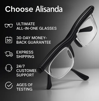 ADJUSTABLE FOCUS GLASSES