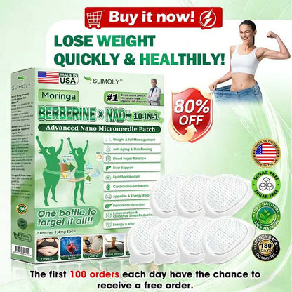 𝐎𝐟𝐟𝐢𝐜𝐢𝐚𝐥 𝐒𝐭𝐨𝐫𝐞 | 🧑‍⚕️🩺 Slimoly® 𝐌𝐨𝐫𝐢𝐧𝐠𝐚 · 𝐁𝐞𝐫𝐛𝐞𝐫𝐢𝐧𝐞 × 𝐍𝐀𝐃+ 𝟏𝟎-𝐢𝐧-𝟏 𝐀𝐝𝐯𝐚𝐧𝐜𝐞𝐝 𝐍𝐚𝐧𝐨 𝐌𝐢𝐜𝐫𝐨𝐧𝐞𝐞𝐝𝐥𝐞 𝐏𝐚𝐭𝐜𝐡 — 𝐎𝐧𝐜𝐞 𝐃𝐚𝐢𝐥𝐲, 𝐕𝐢𝐬𝐢𝐛𝐥𝐞 𝐑𝐞𝐬𝐮𝐥𝐭𝐬 𝐢𝐧 𝟕 𝐃𝐚𝐲𝐬