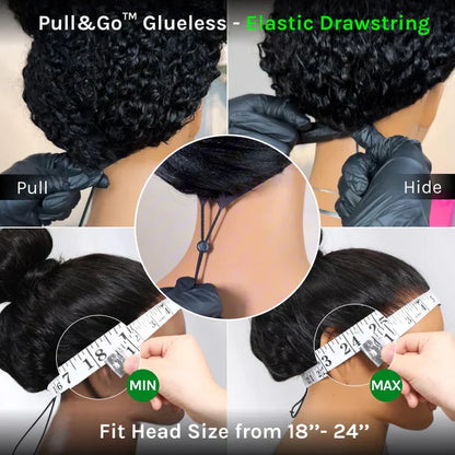 Straight Bob Wig 7x5 Pre-Bleached Natural Looking Glueless Wig