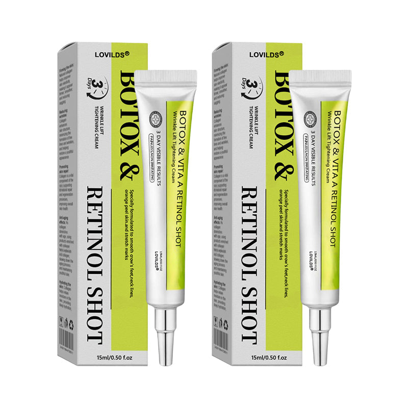𝑶𝒇𝒇𝒊𝒄𝒊𝒂𝒍 𝑺𝒕𝒐𝒓𝒆👍| Regain youthful skin nown 💫LOVILDS® BOTOX & VITA A RETINOL SHOT Wrinkle Lift Tightening Cream