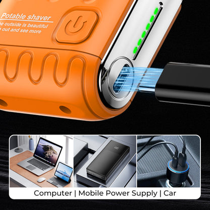 ⚡ 65% OFF Flash Sale！Double-Ring Portable Shaver – Perfect Gift for Every Guy