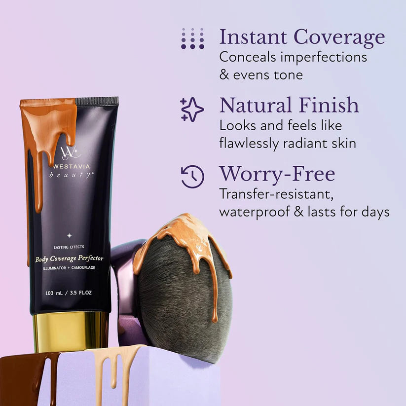 Final 3 Hours [ 60% OFF ]: Beauty Body Coverage Perfector with Brush