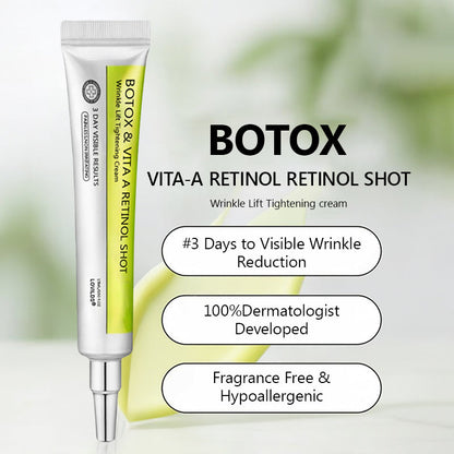 𝑶𝒇𝒇𝒊𝒄𝒊𝒂𝒍 𝑺𝒕𝒐𝒓𝒆👍| Regain youthful skin nown 💫LOVILDS® BOTOX & VITA A RETINOL SHOT Wrinkle Lift Tightening Cream
