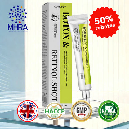 𝑶𝒇𝒇𝒊𝒄𝒊𝒂𝒍 𝑺𝒕𝒐𝒓𝒆👍| Regain youthful skin nown 💫LOVILDS® BOTOX & VITA A RETINOL SHOT Wrinkle Lift Tightening Cream