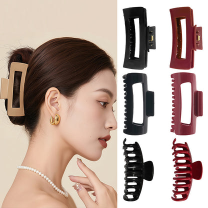 Soft Silicone Shark Hair Clips for Women – Large 2025 Trendy Claw Clips, Safe & Comfortable, No Head Pinching, Perfect for Updos & Everyday Styling