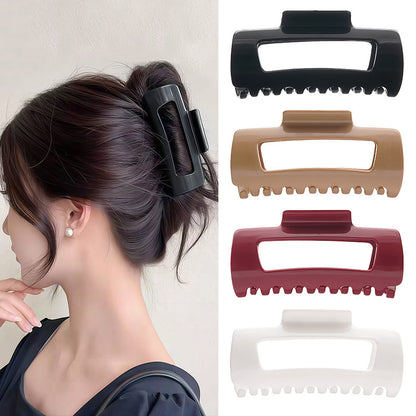 Soft Silicone Shark Hair Clips for Women – Large 2025 Trendy Claw Clips, Safe & Comfortable, No Head Pinching, Perfect for Updos & Everyday Styling