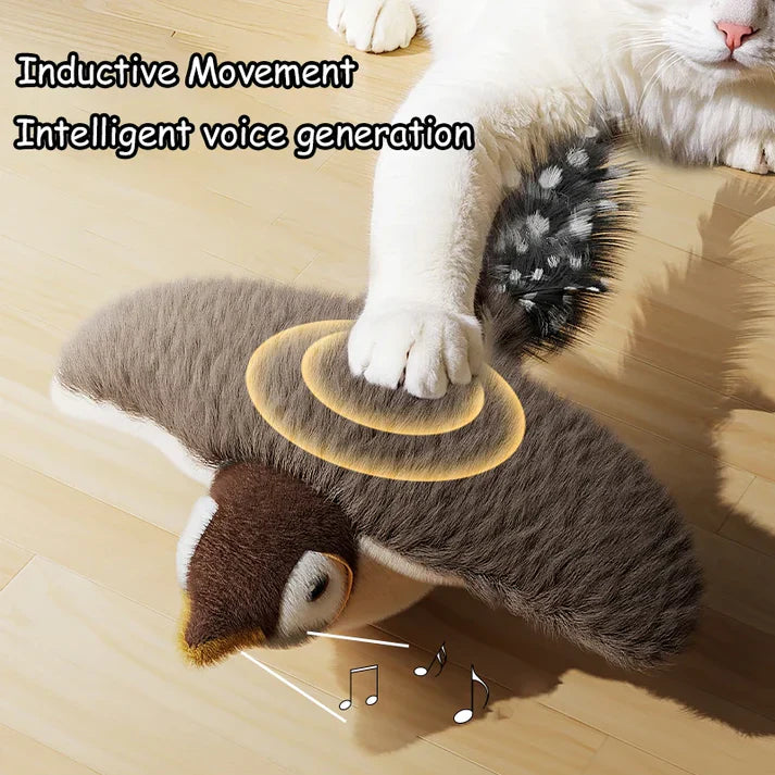 Little bird chirping simulation toy, cat hunting play, self fun