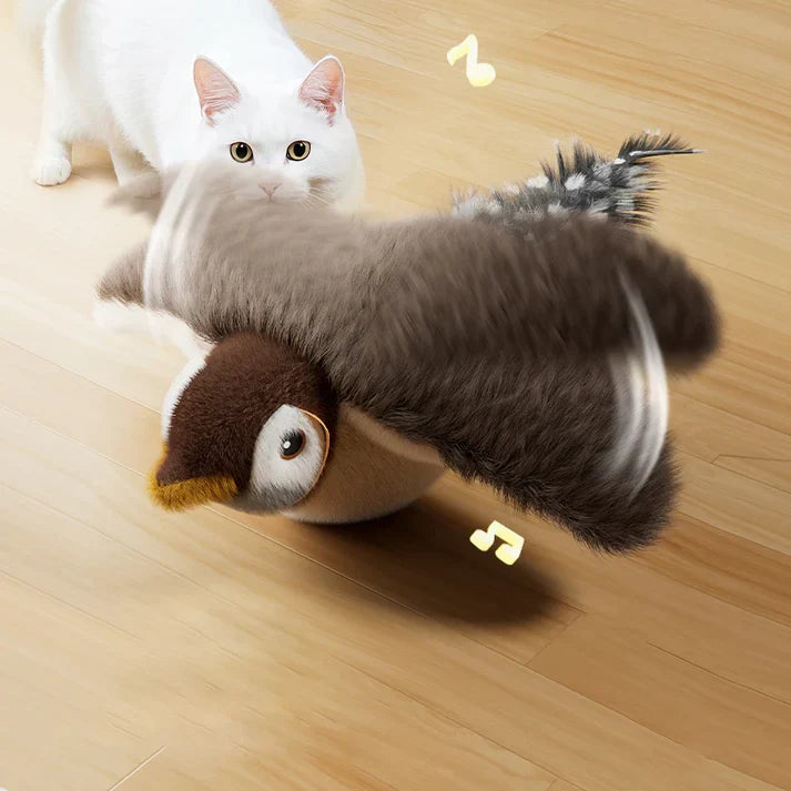 Little bird chirping simulation toy, cat hunting play, self fun